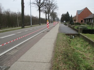 Diestersteenweg rioleringswerken 2015