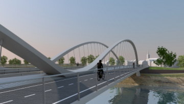 Nieuwe Maasbrug tussen Maaseik en Roosteren: klaar voor de toekomst