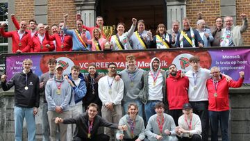 Feestelijke huldiging voor VC GREENYARD Maaseik