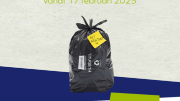Tegoed huisvuilzakken 2025