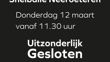 Snelbalie Neeroeteren sluit vroeger op 12 maart 2026