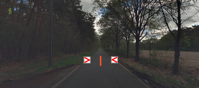 Voorbeeldfoto proefafsluiting Bergeindestraat zijde Louwel